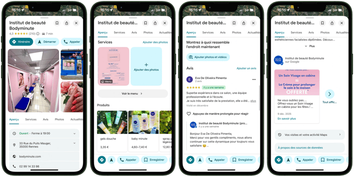 GEO local AI Fiche Google My Business