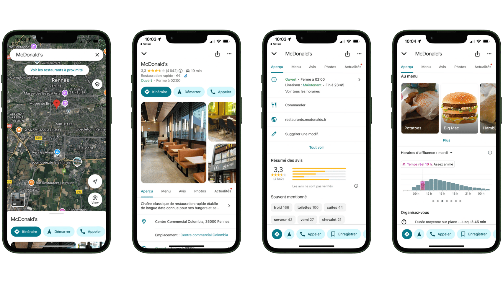 avis clients fiche google my business presence en ligne