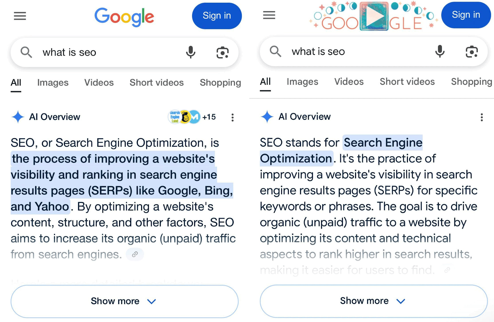 Google AI Overview (2)