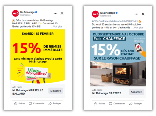 Facebook drive to store publicité locale meta Ads
