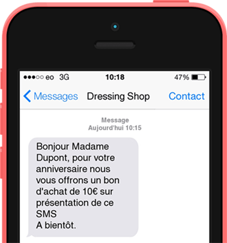 SMS professionnel