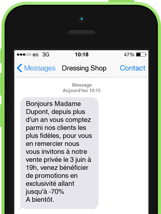 comment ecrire un sms professionnel