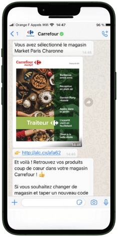 Digitalisation catalogue Whatsapp