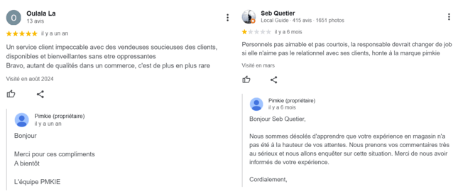 avis clients reponse pimkie