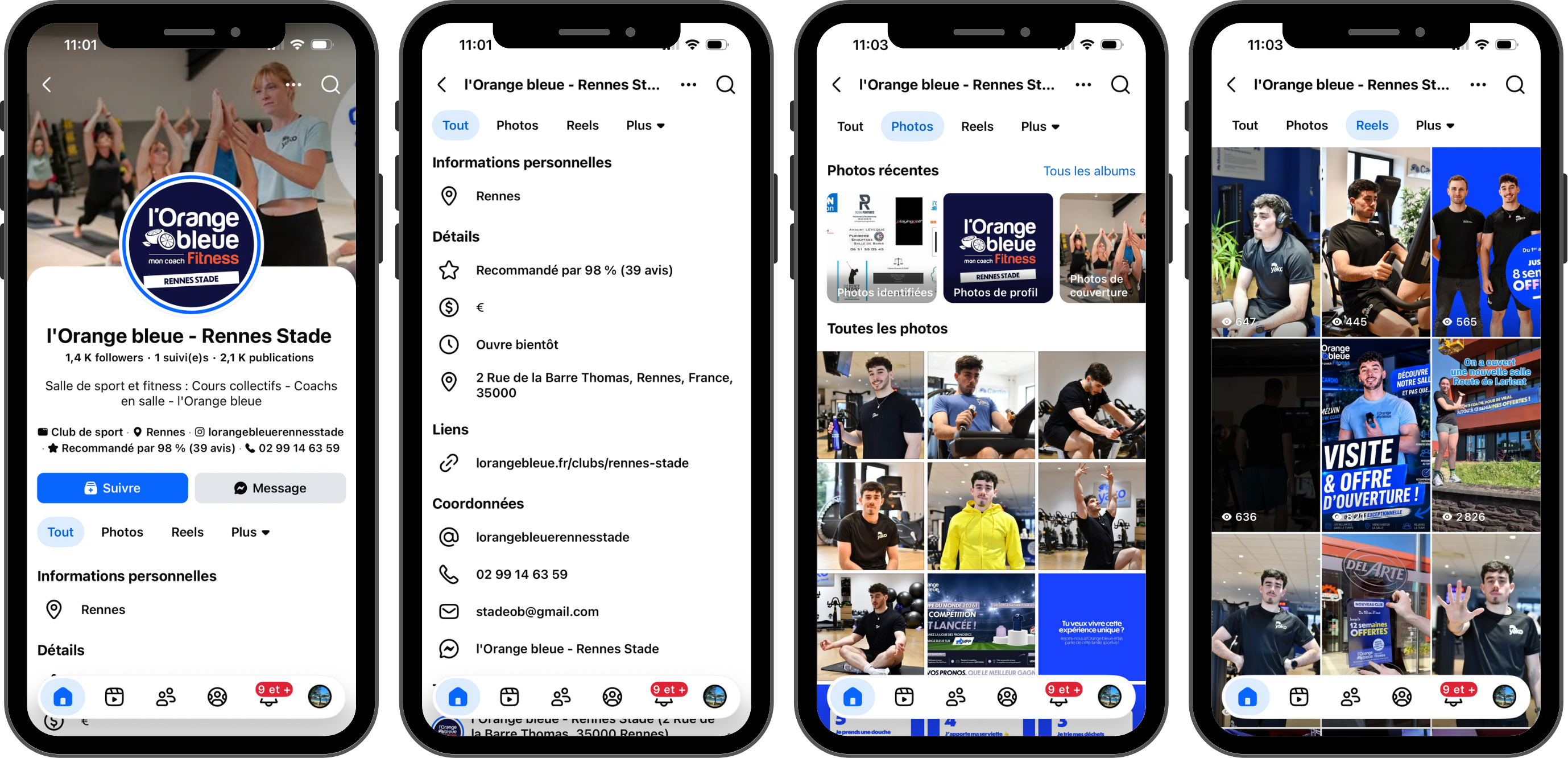 Facebook drive to store page locale