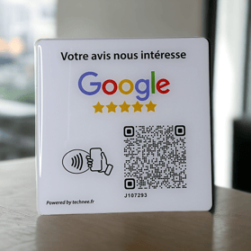 borne collecte avis clients magasin qr code