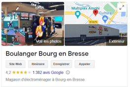 fiche google my business titre