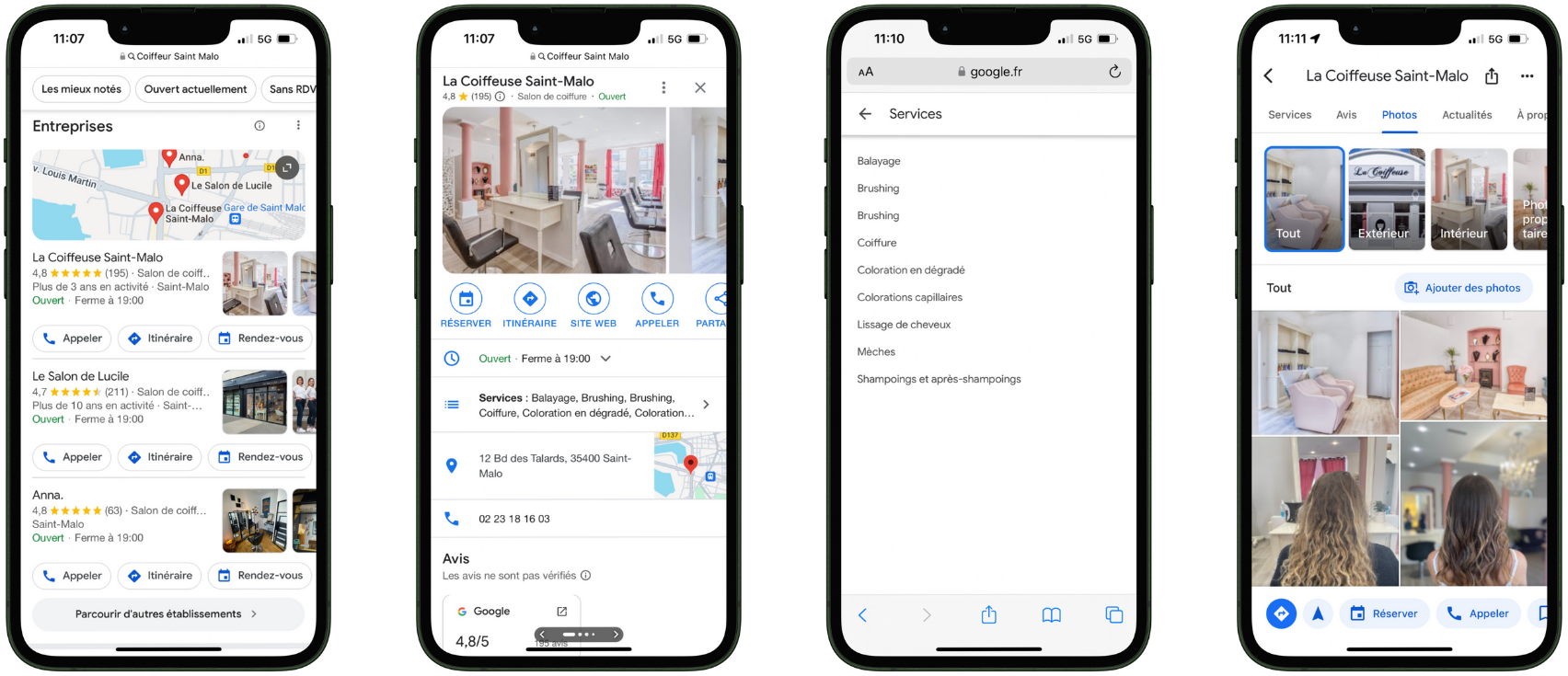 fiche google my business e-reputation