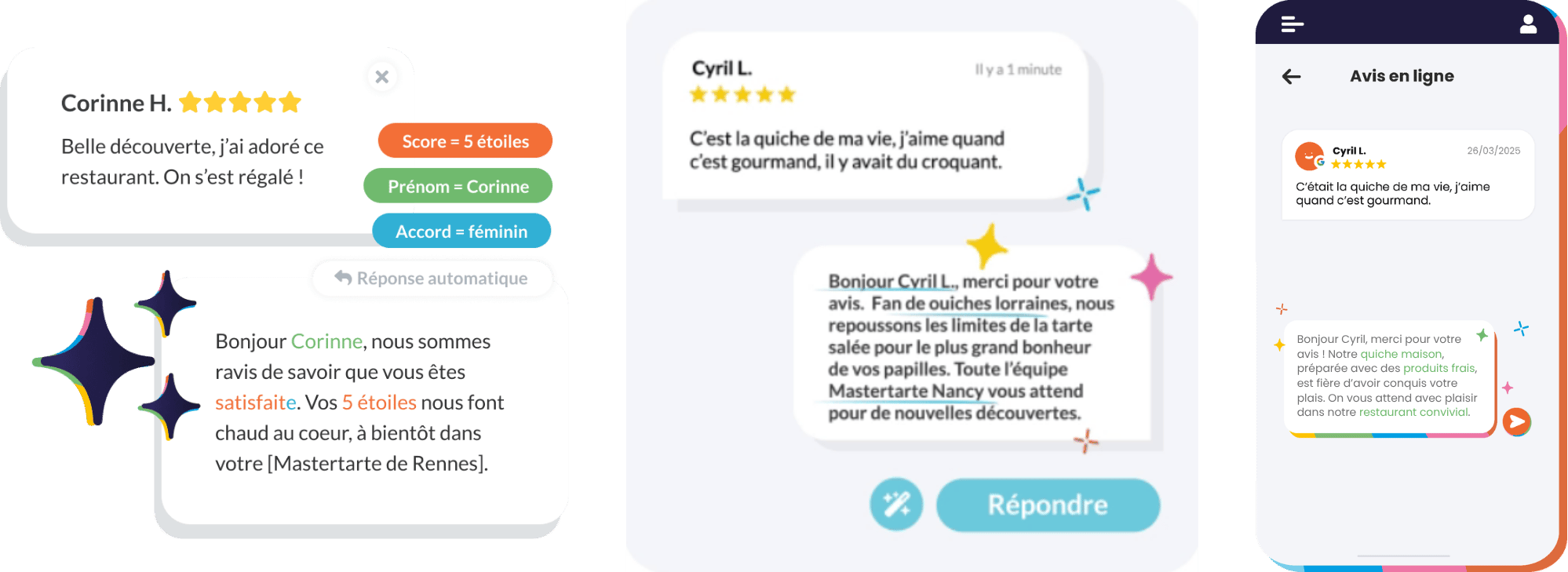fonctionnalités IA plateforme avis clients Digitaleo