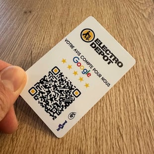 carte de visite recolte avis clients electro depot