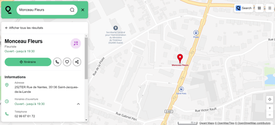 qwant maps annuaire local e-réputation des entreprises