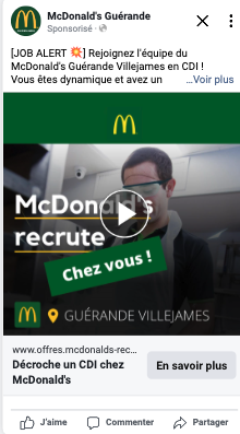 marketing local recrutement mcdonald's