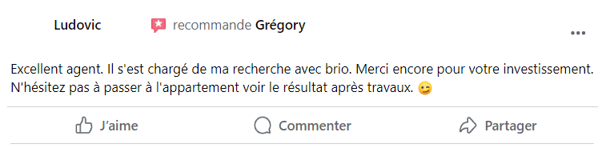 client satisfait immobilier