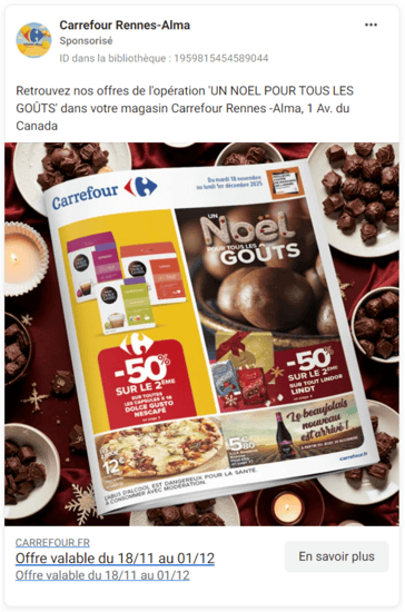 publicité locale noel