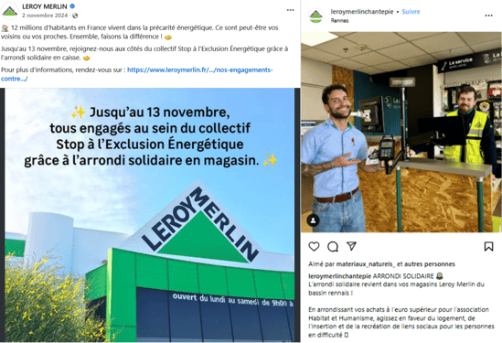 valeurs enseignes leroy merlin