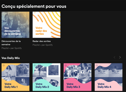 Exemple Spotify