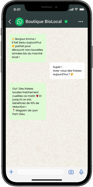 whatsapp marketing conversation